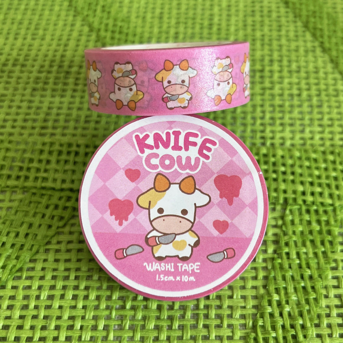 Knife Cows Washi Tape Berrycutestudio