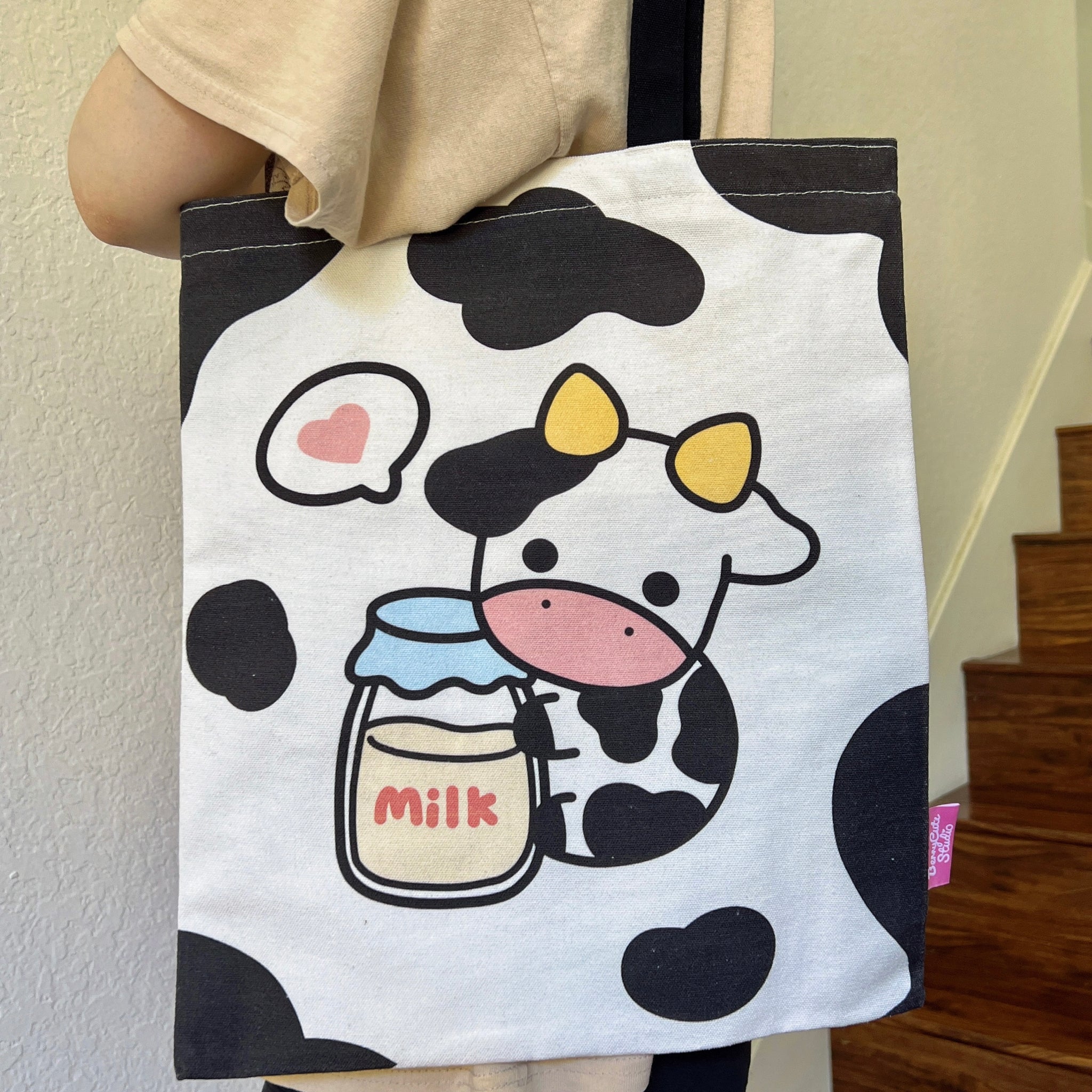 MooMoo Tote Bag – Berrycutestudio
