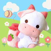 Pre Order Bella The Strawberry Cow Plushie