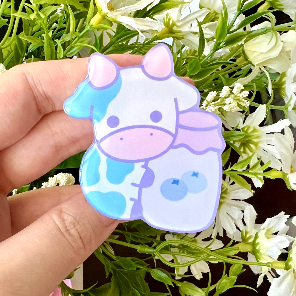 Strawberry Cow Pin